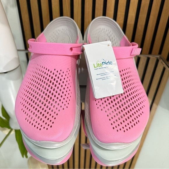 Crocs Unisex Literide 360 Clogs Pink SZ 13 Men/15 Women NEW WITH TAGS 206708-6SW - Picture 3 of 5